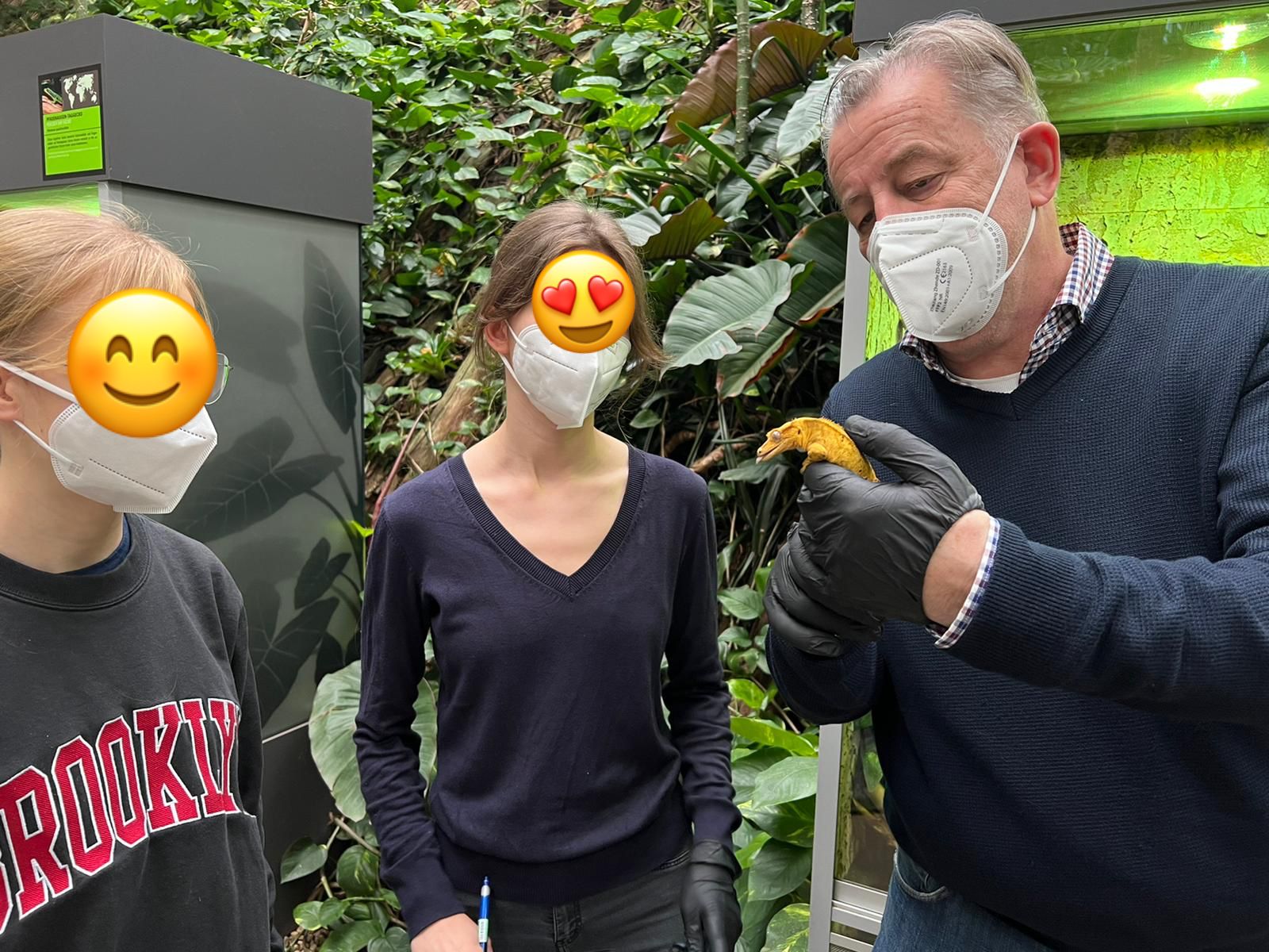 Gestern ging’s zum Arbeiten in die Tropenwelt